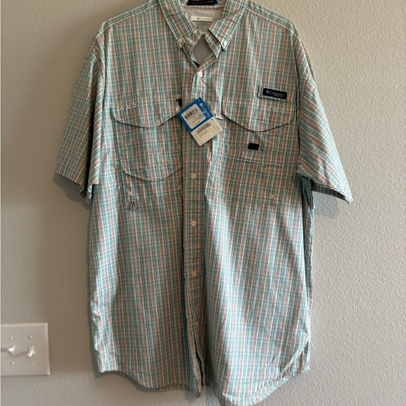 NEW Columbia PFG Printed Fishing Shirt size Large NWT - Picture 2 of 8